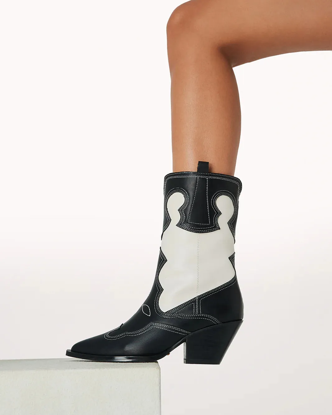Adriel Color Block Western Boot