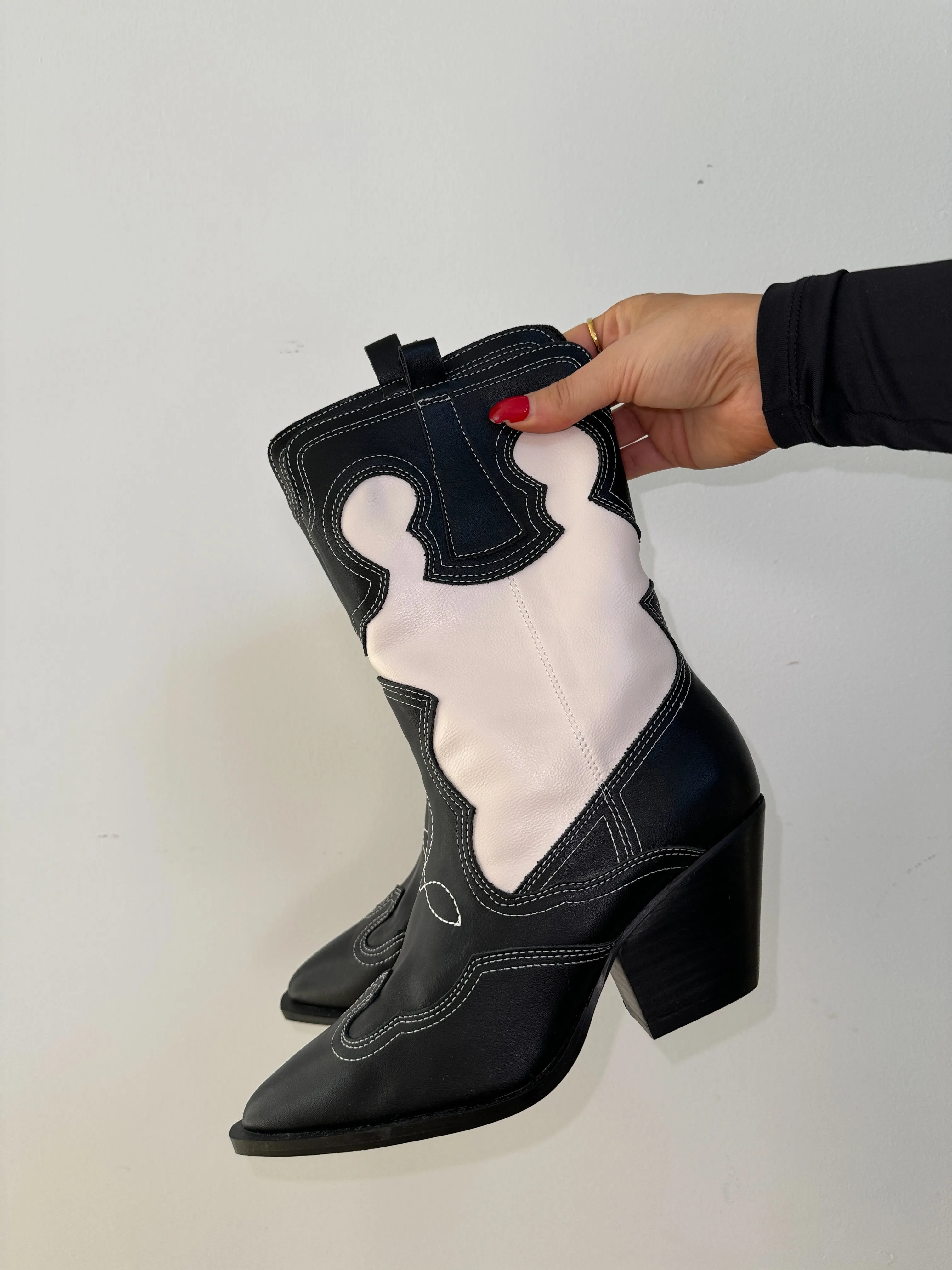 Adriel Color Block Western Boot