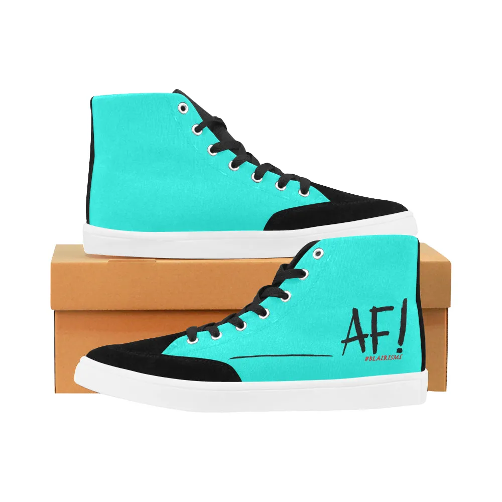 AF MEN'S HI-TOP SHOES (BLACK)