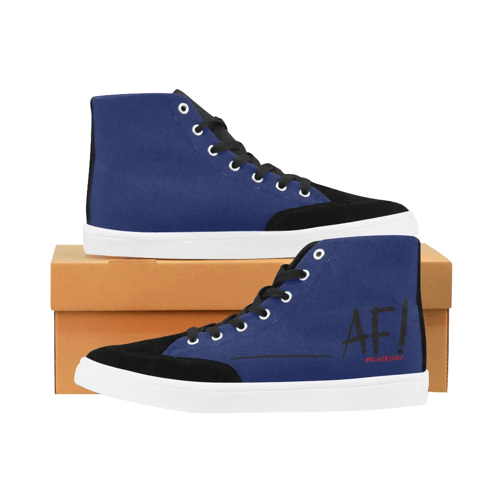 AF MEN'S HI-TOP SHOES (BLACK)
