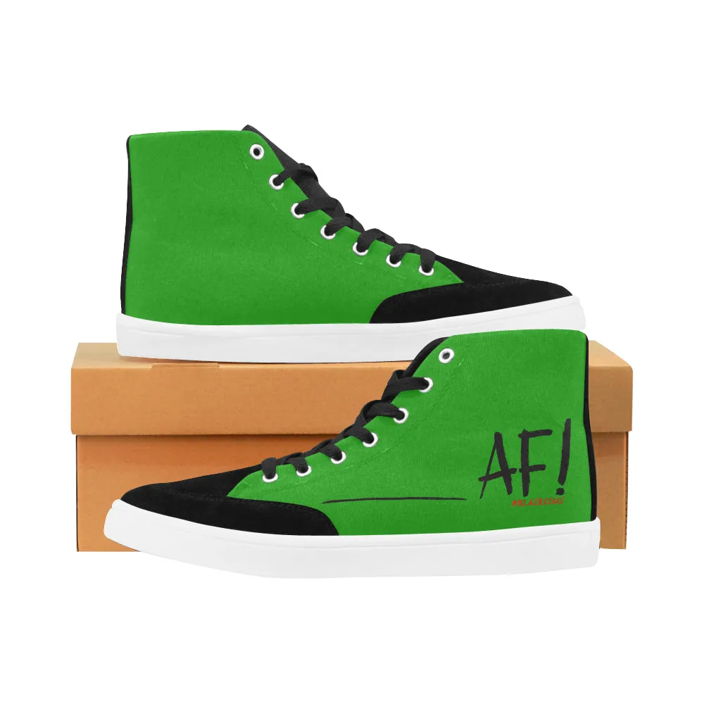 AF MEN'S HI-TOP SHOES (BLACK)