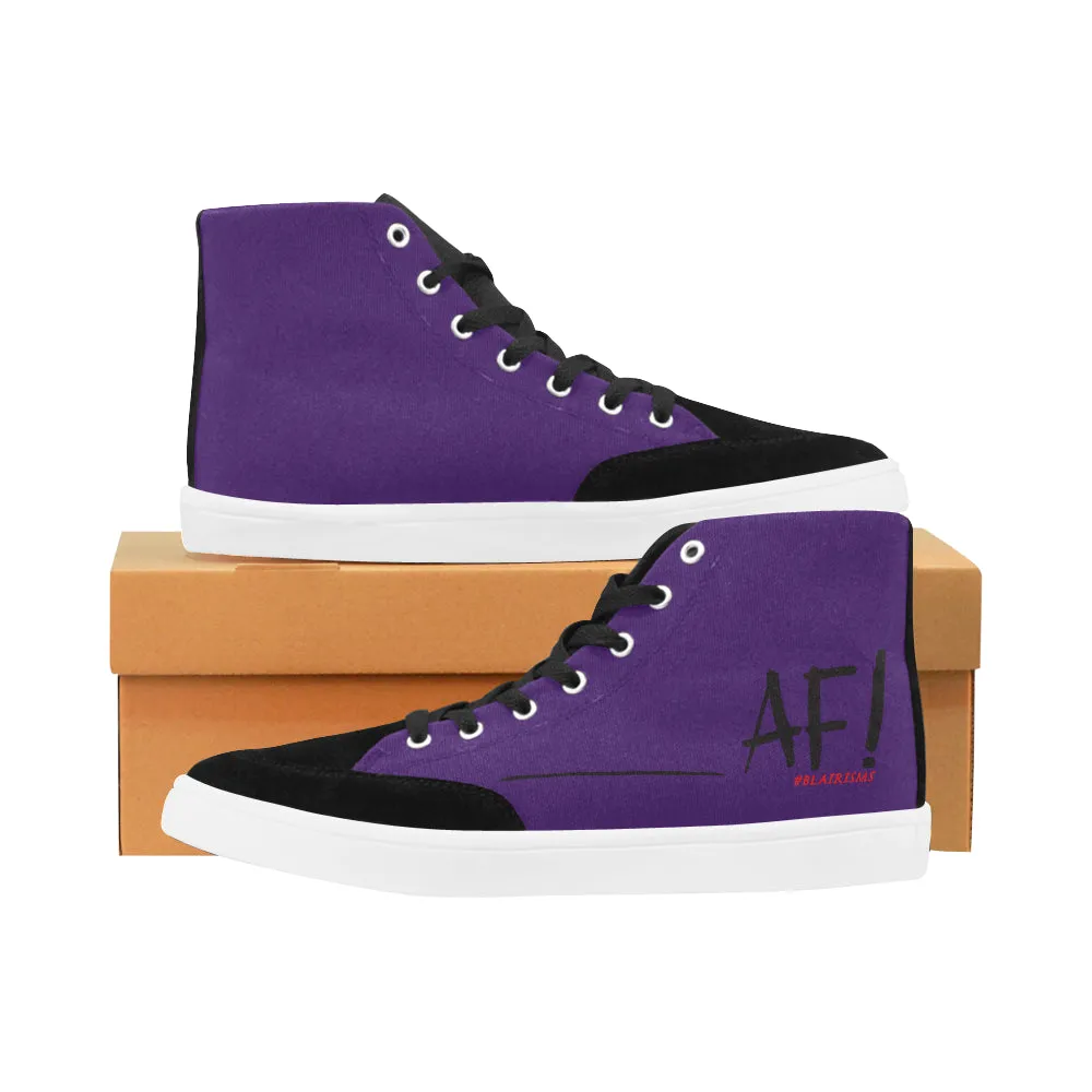AF MEN'S HI-TOP SHOES (BLACK)