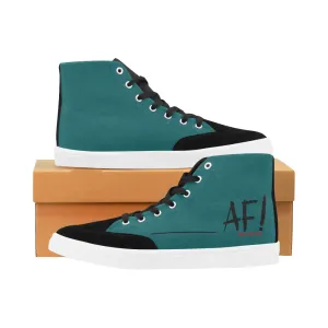 AF MEN'S HI-TOP SHOES (BLACK)