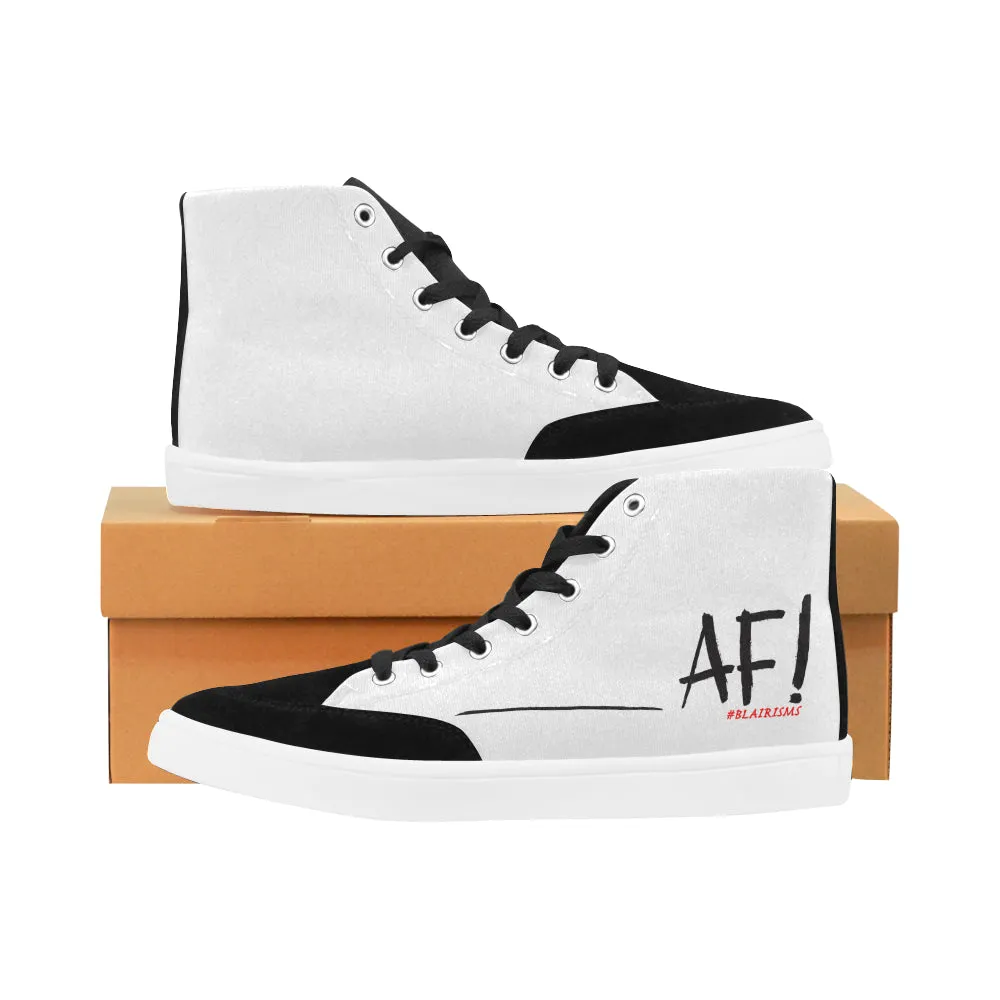 AF MEN'S HI-TOP SHOES (BLACK)