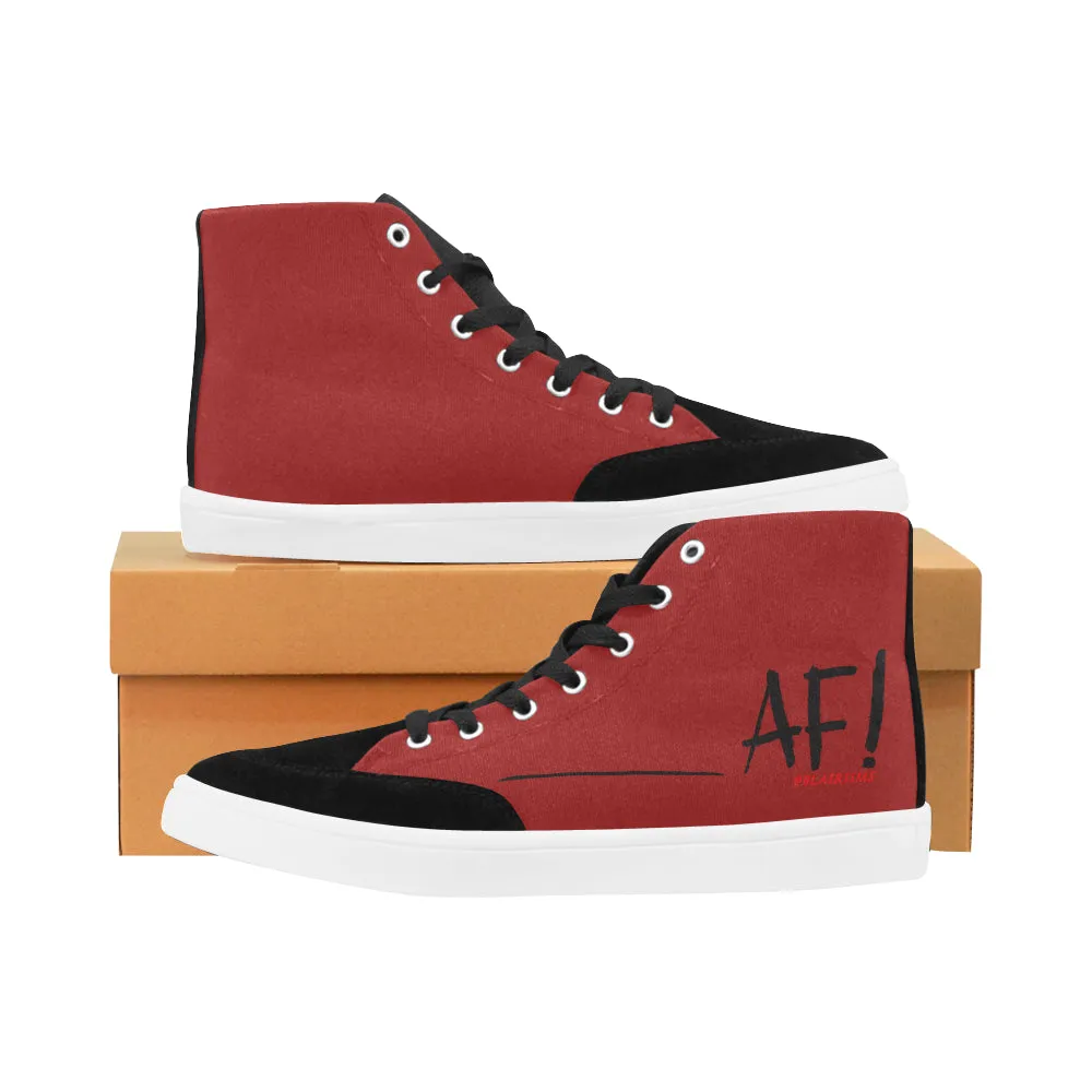 AF MEN'S HI-TOP SHOES (BLACK)