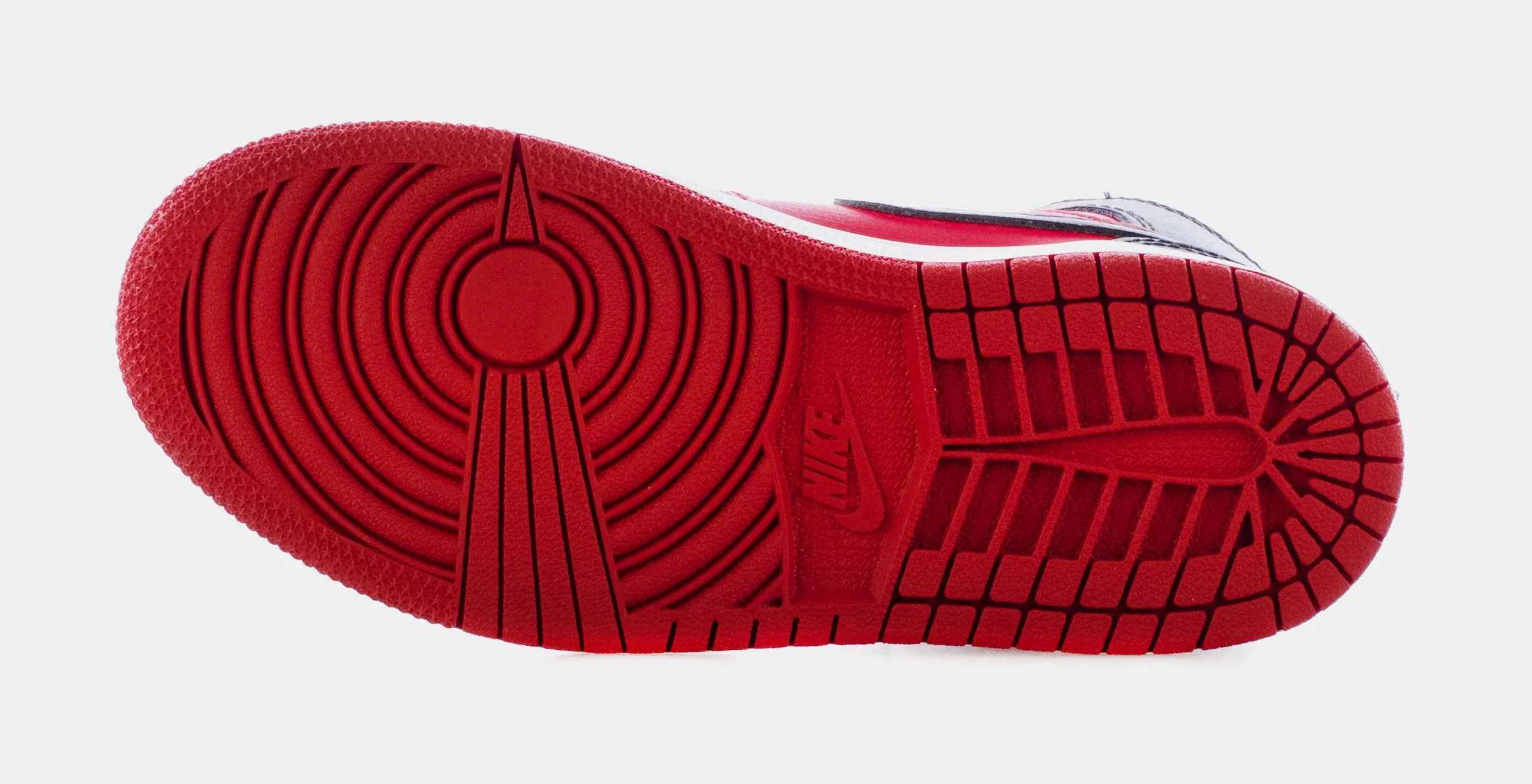 Air Jordan 1 Mid Preschool Lifestyle Shoe (Red/Black)