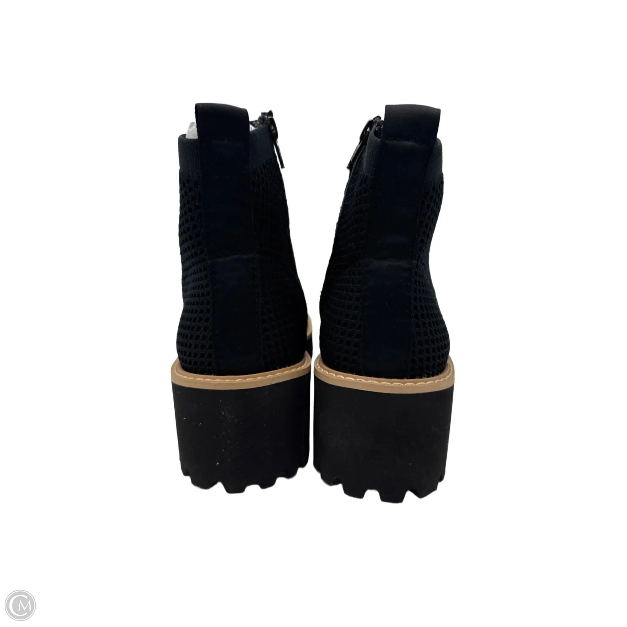 Boots Ankle Flats By Vaneli In Black, Size: 9