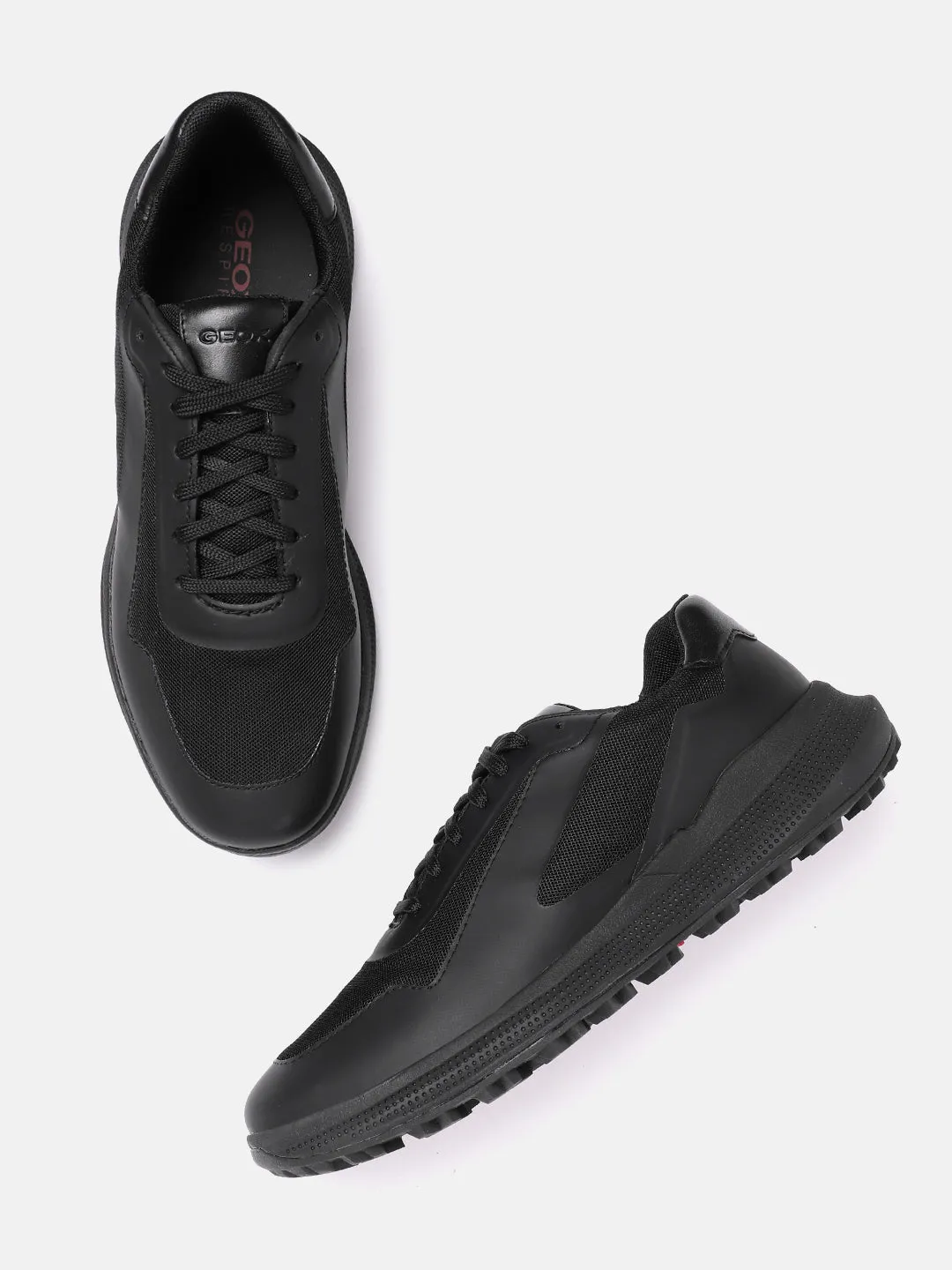GEOX PG1X Mesh Golf Shoes - Black