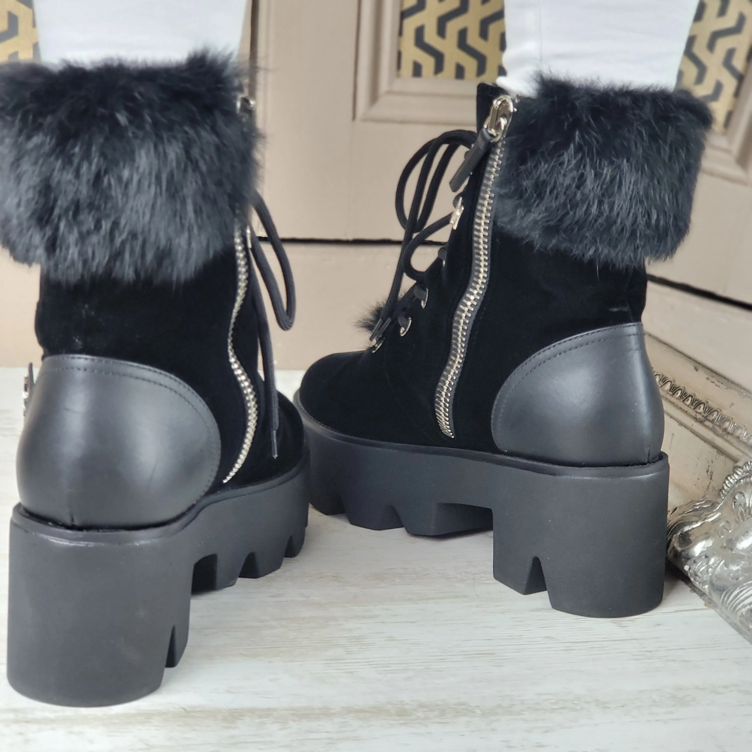 GIUSEPPE ZANOTTI JULIET TREK BOOTS EU 38/ UK 5