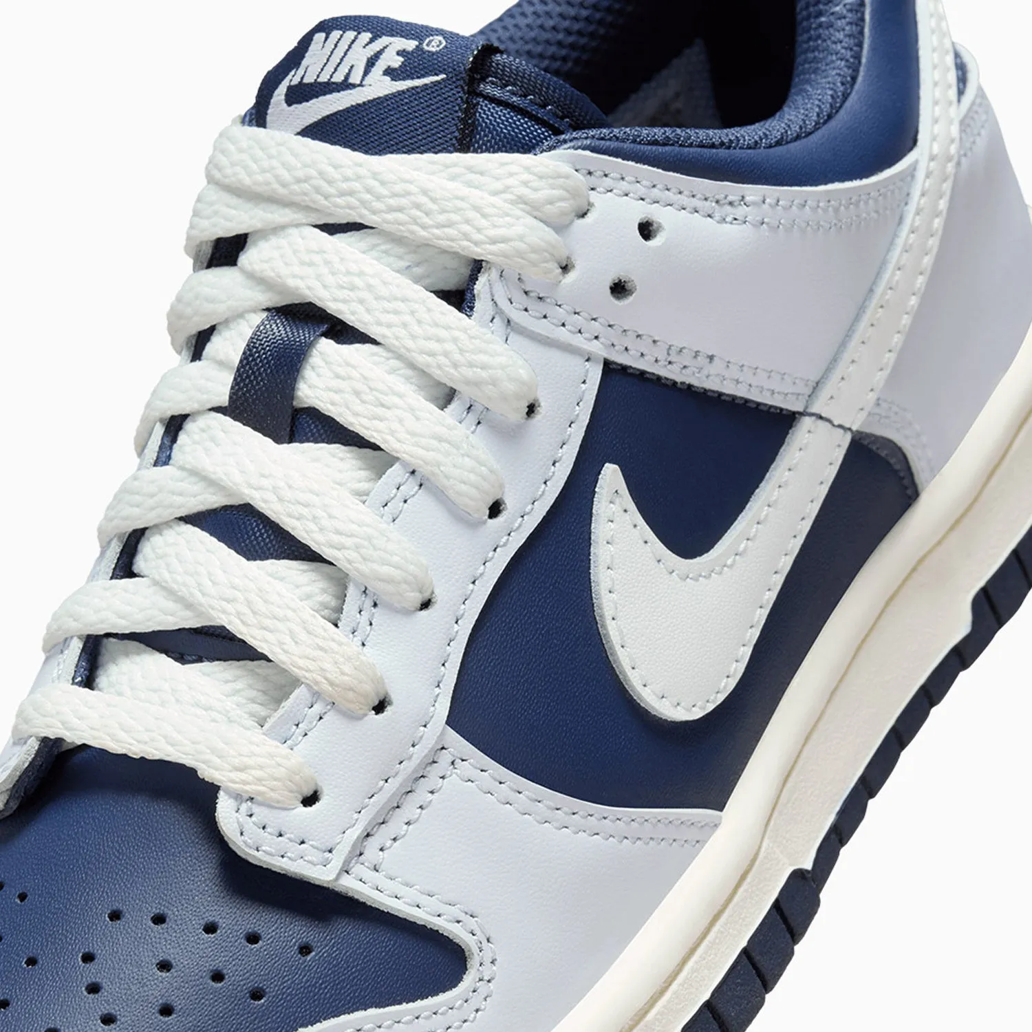 Kid's Dunk Low "Football Grey Midnight Navy" Grade School