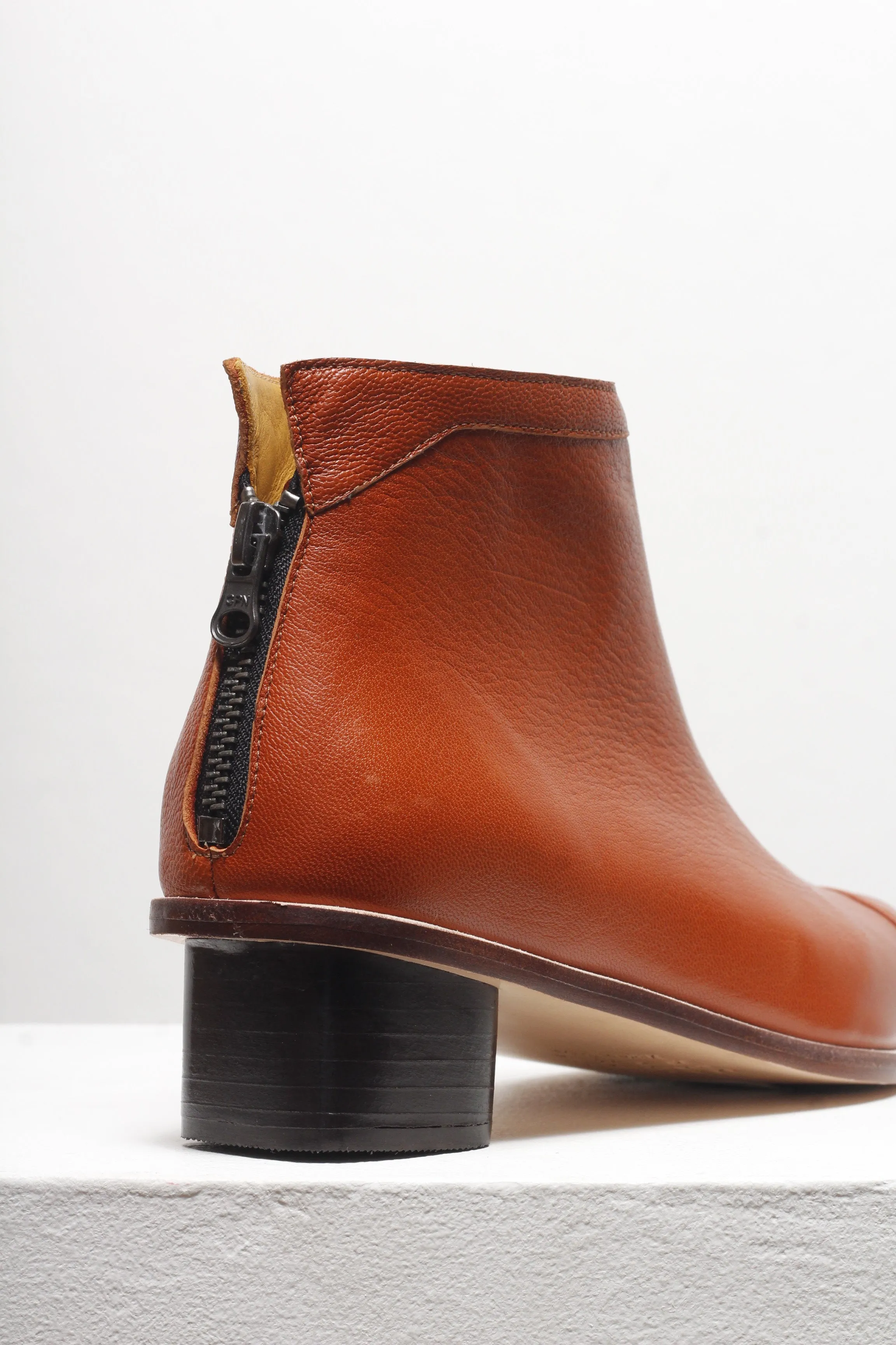 Maika Caramel Ankle Boots