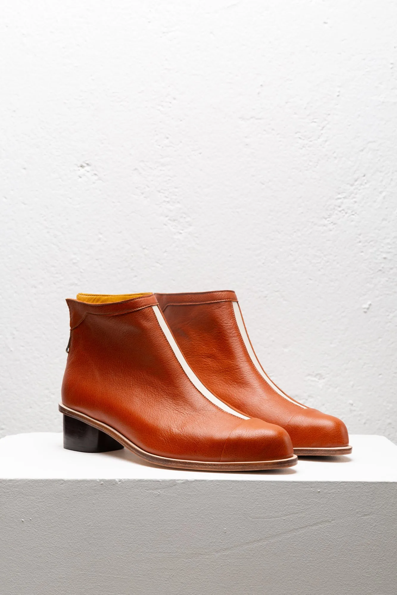 Maika Caramel Ankle Boots