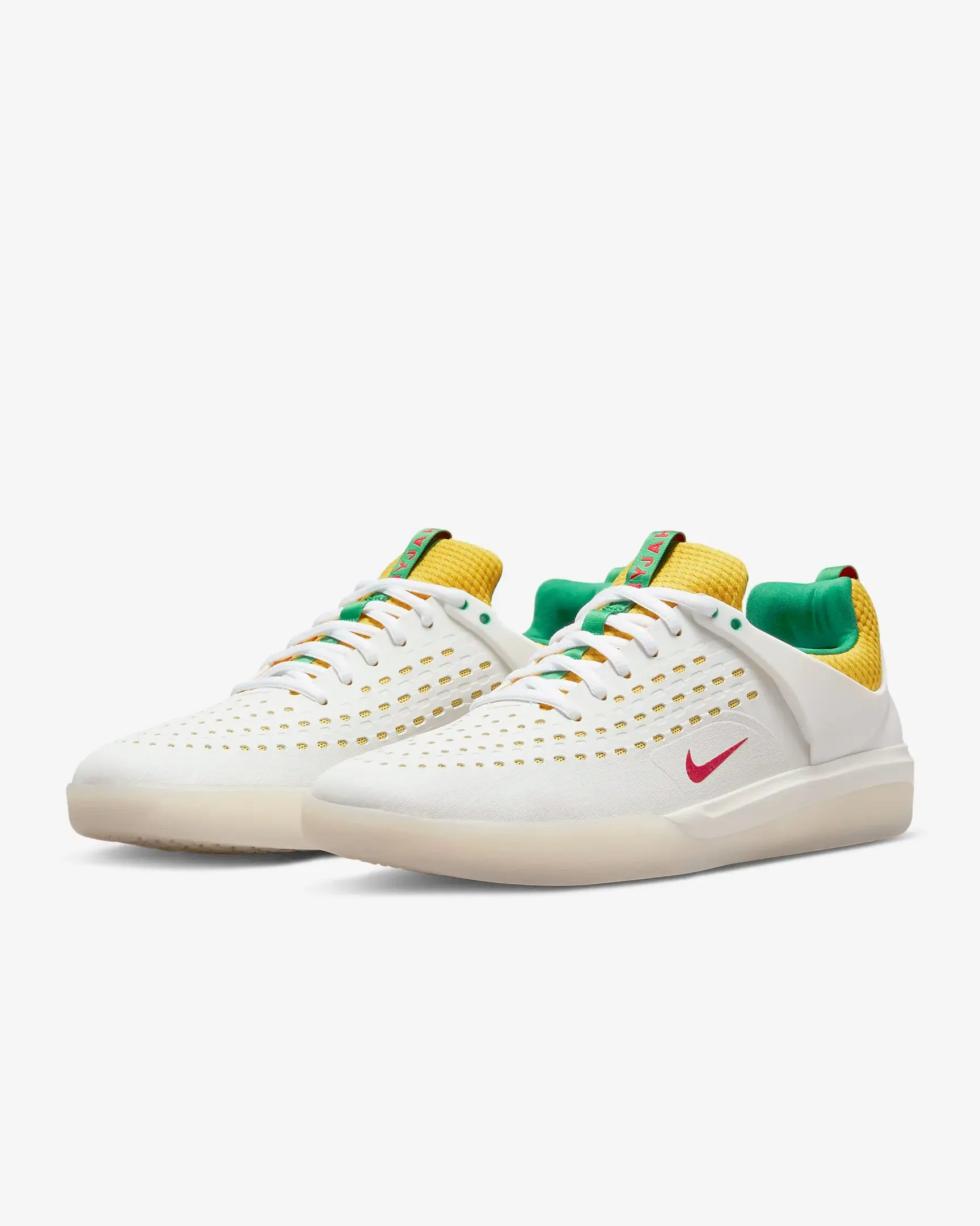 Nike SB Nyjah 3 PRM - SUMMIT WHITE/BLACK-TOUR YELLOW