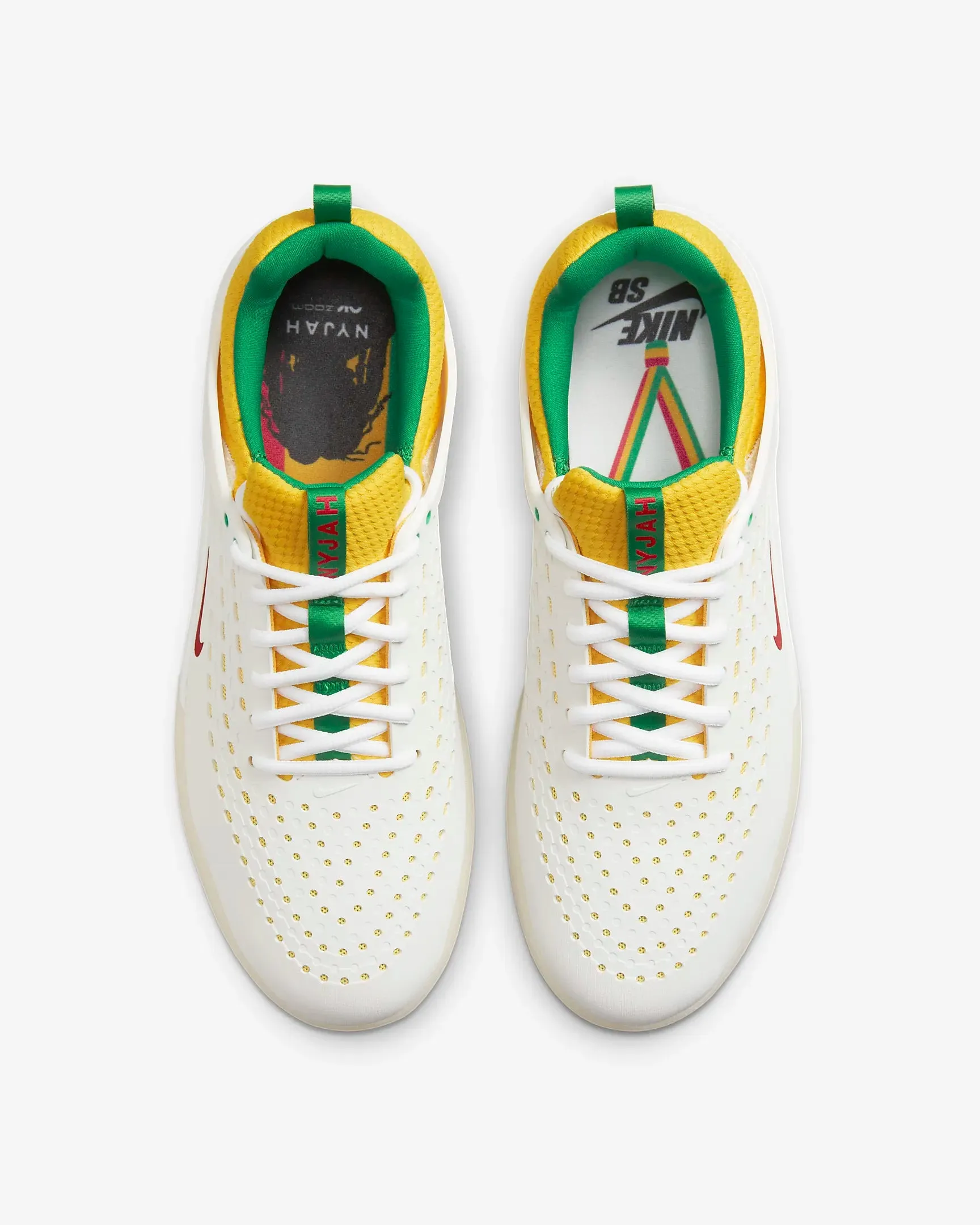 Nike SB Nyjah 3 PRM - SUMMIT WHITE/BLACK-TOUR YELLOW