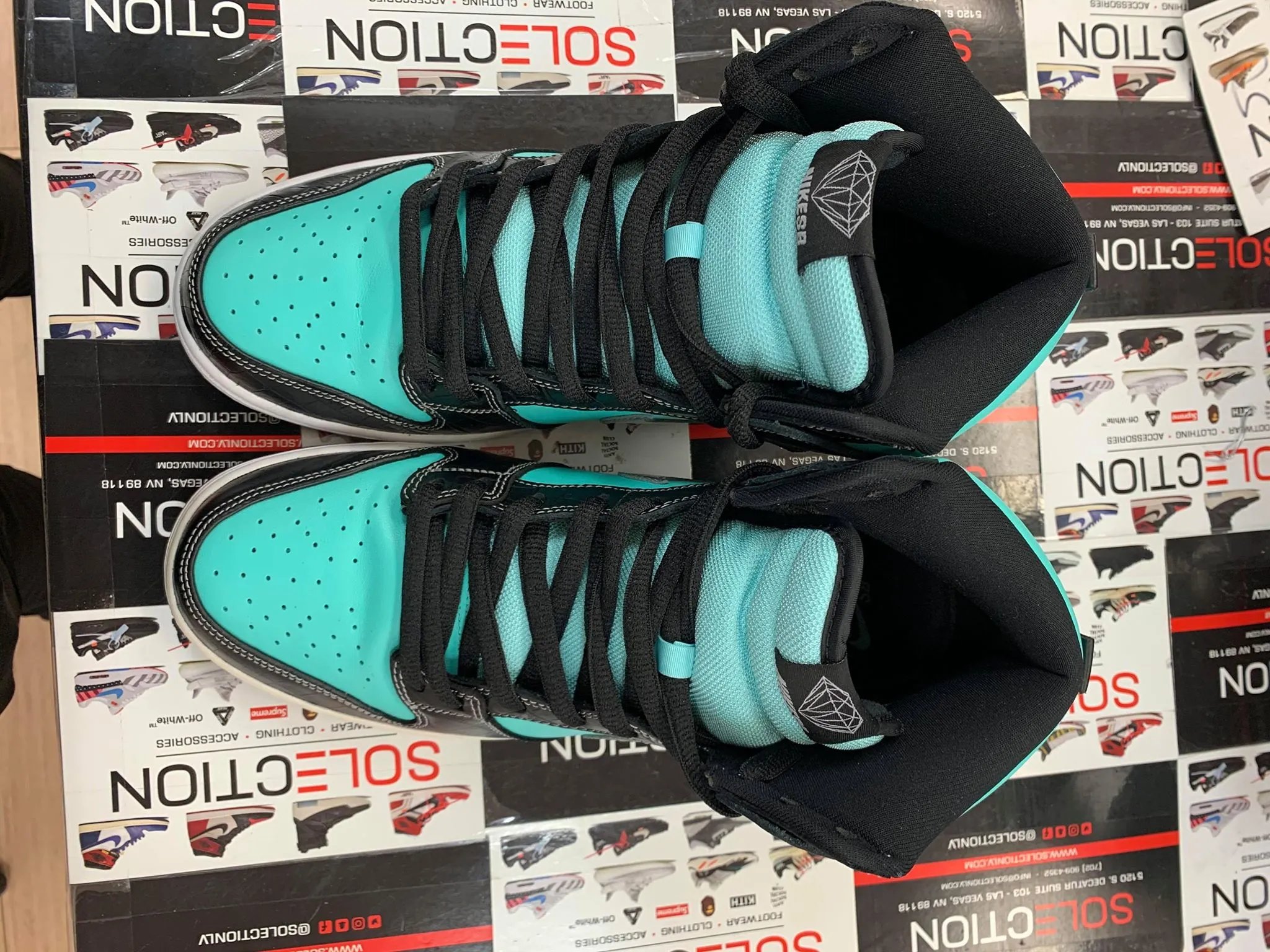 Pre-Owned Nike Dunk High PRM SB x Diamond Supply Co. "Tiffany"