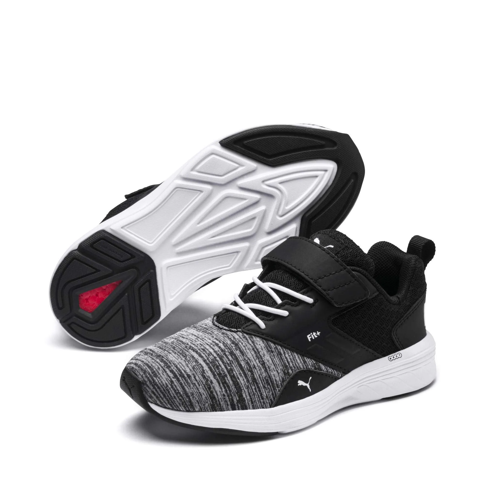 Puma Unisex-Child NRGY Comet V PS White Black Running Shoe - 11 UK (19067604)