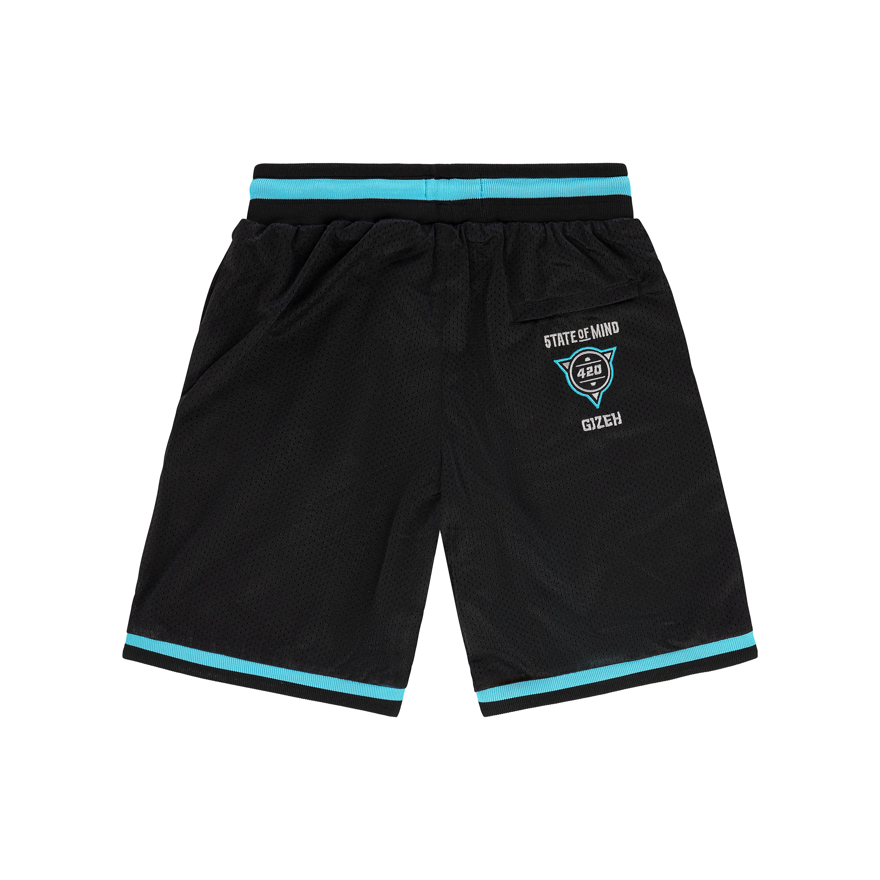 "5OM x GIZEH / STILL FRESH" basketball shorts