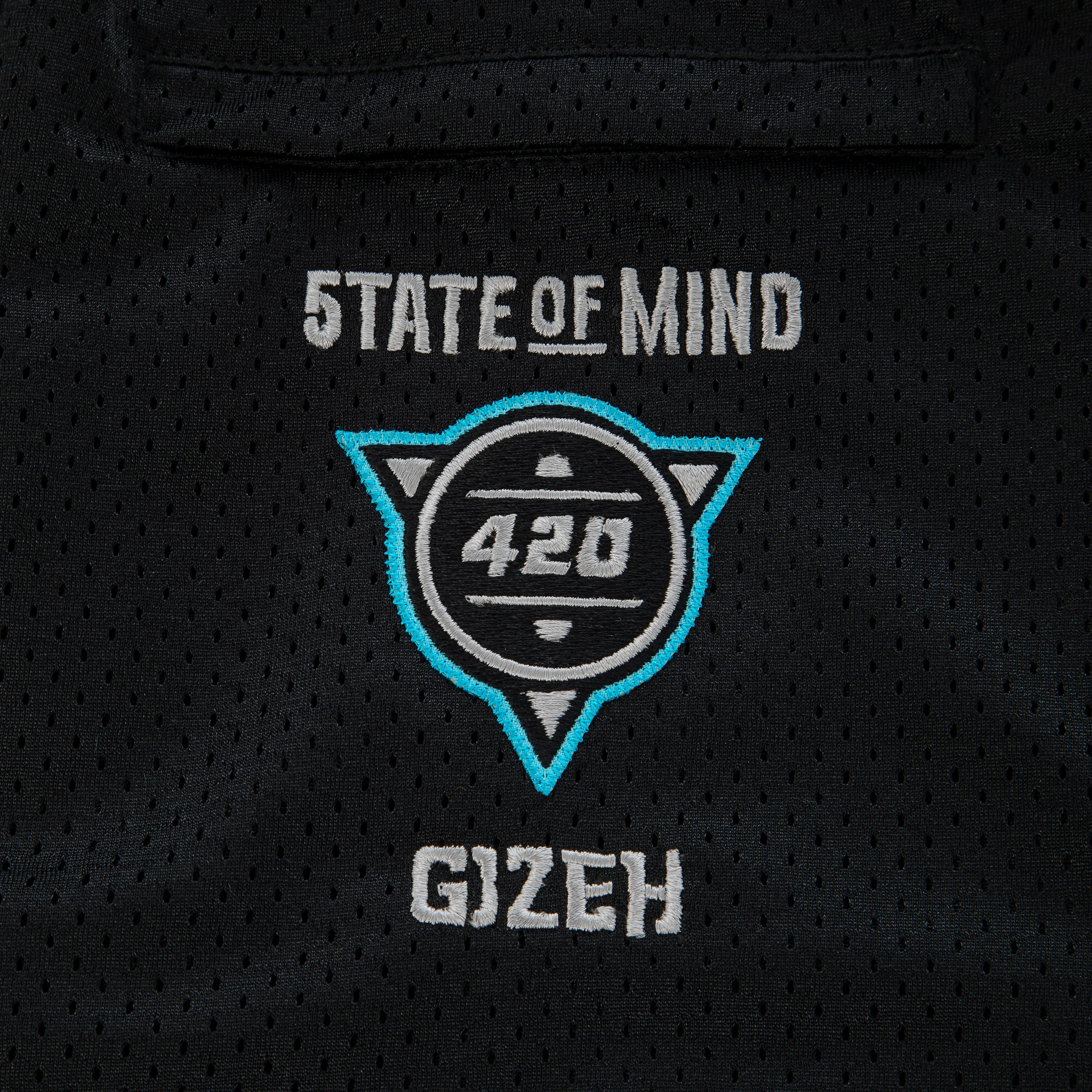 "5OM x GIZEH / STILL FRESH" basketball shorts