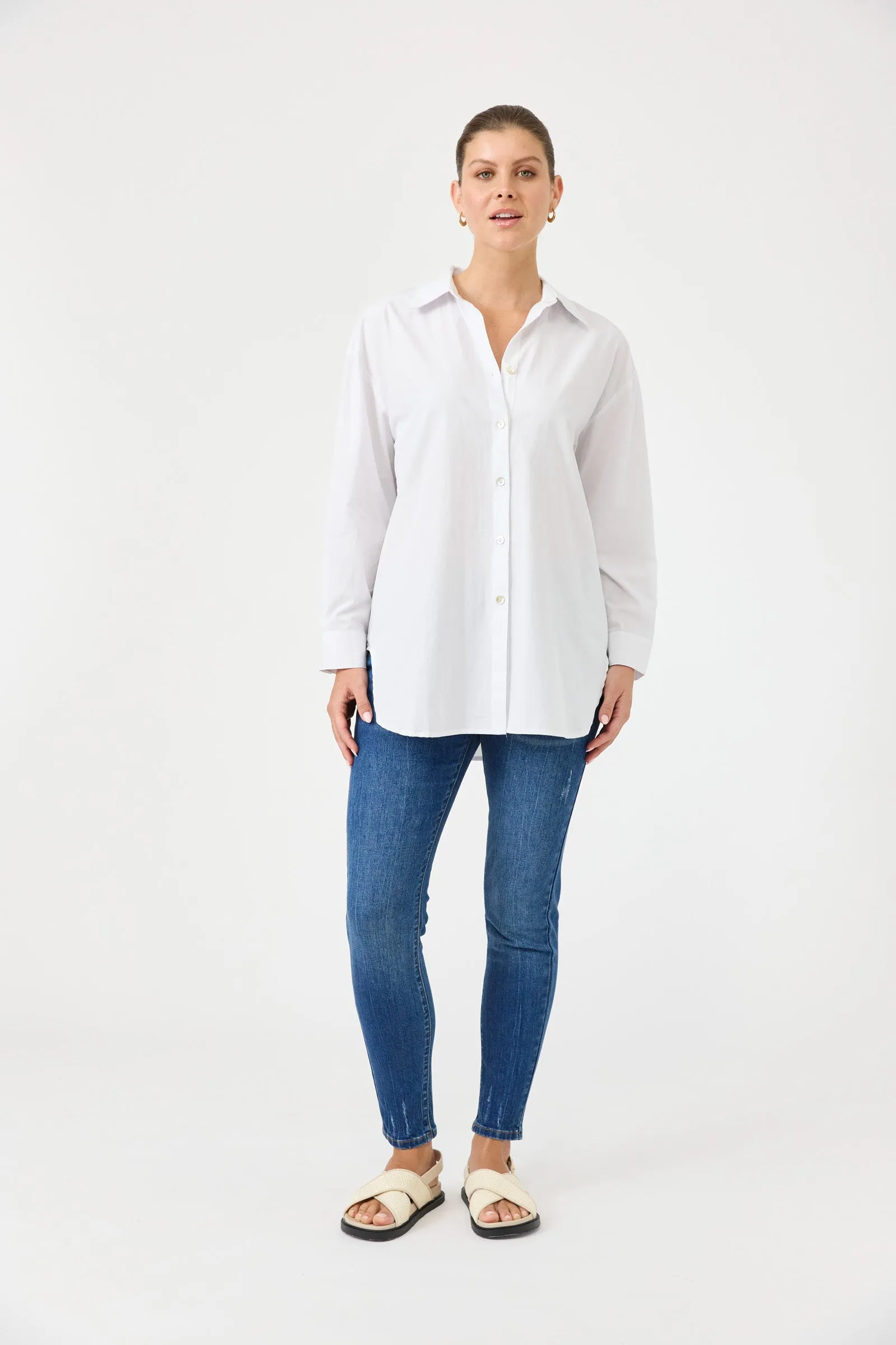 Studio Oversize Shirt - Salt