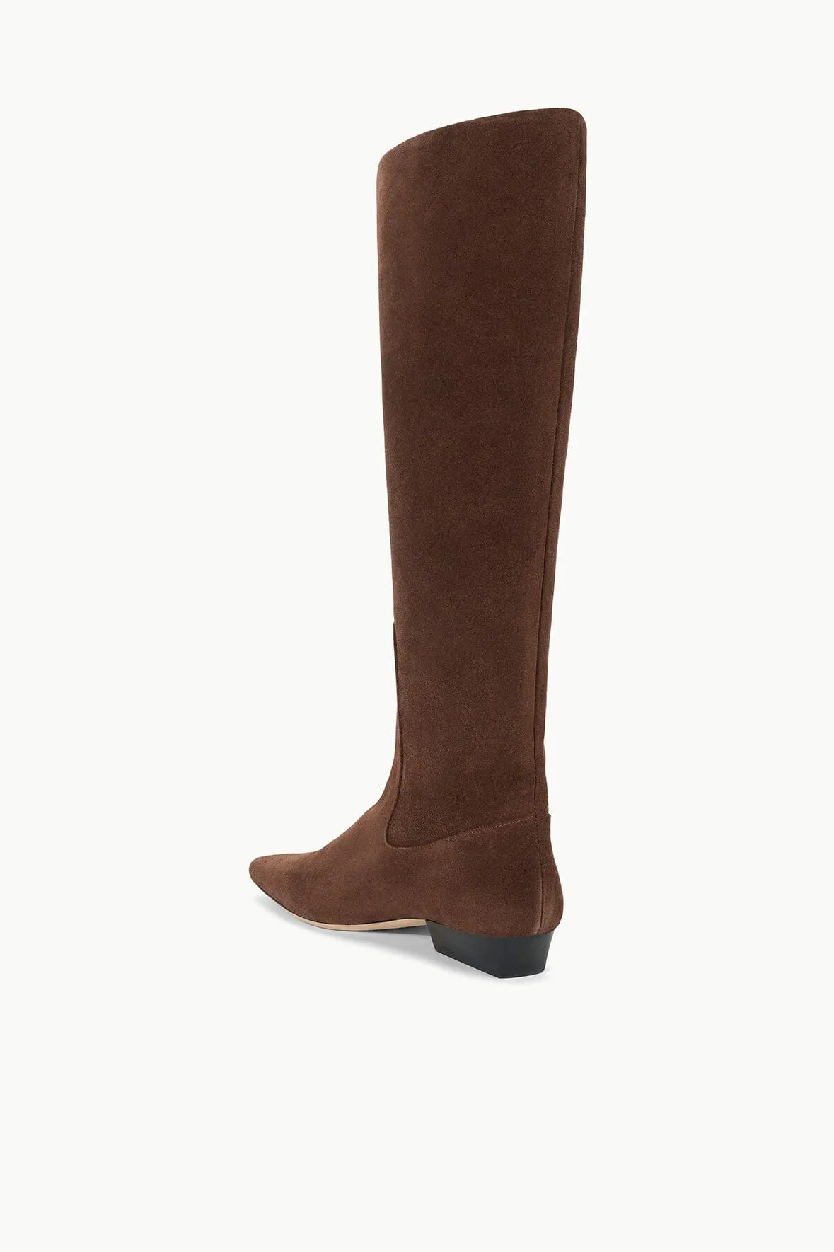 WALLY FLAT BOOT | MAHOGANY SUEDE