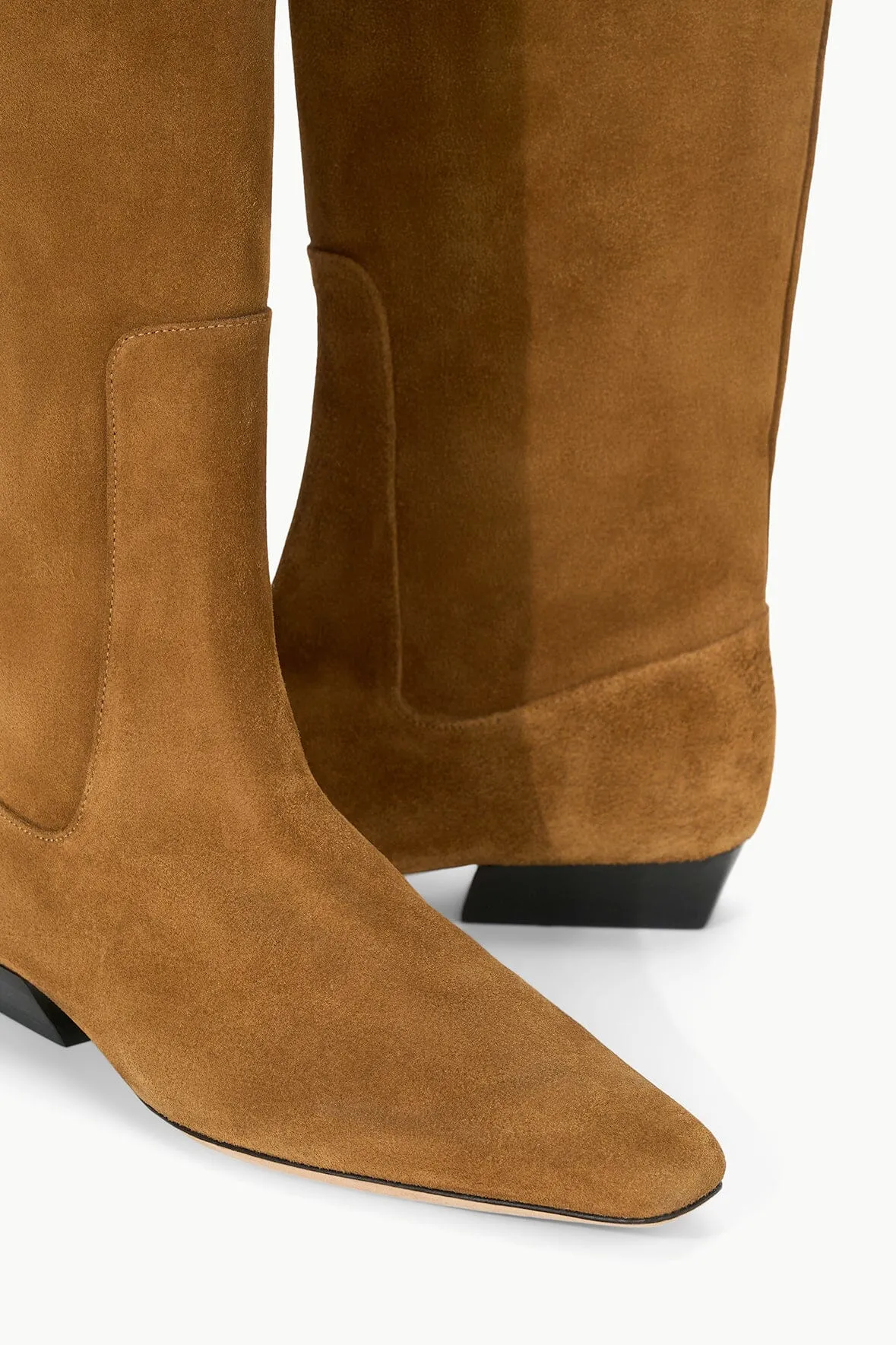 WALLY FLAT BOOT | TAN SUEDE