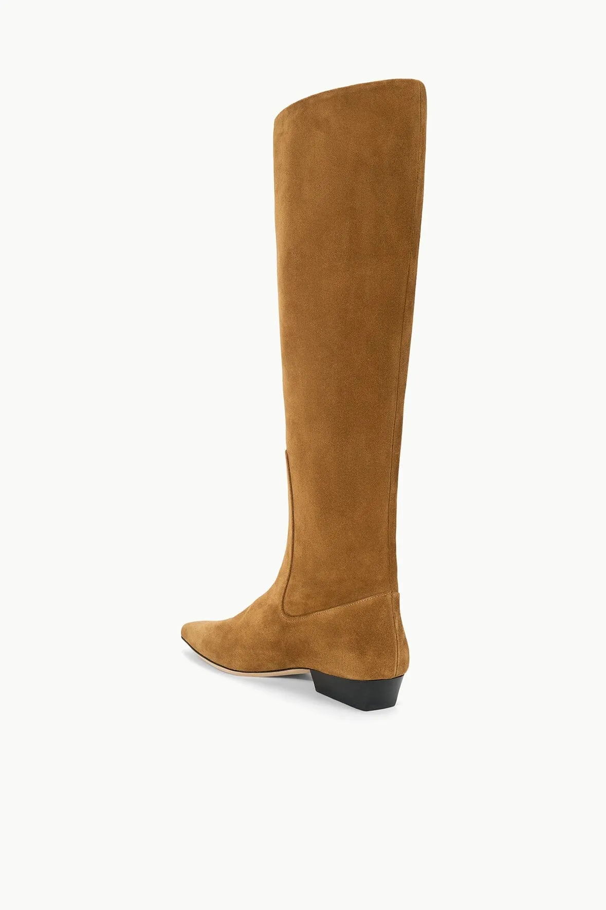WALLY FLAT BOOT | TAN SUEDE