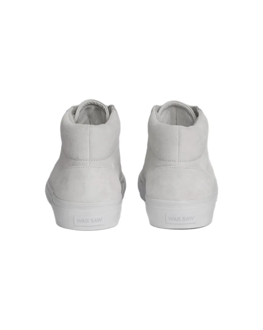 War Saw Chapter Mid - White / White Pig Suede