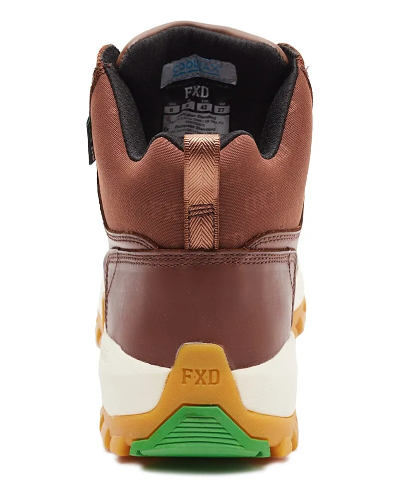 WB-3 Lace Up Safety Work Boot - Chocolate/Gum