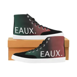 WHITE EAUX. MEN'S HI-TOP SHOES