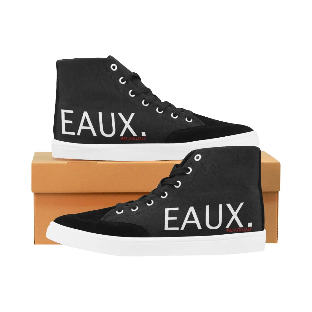 WHITE EAUX. MEN'S HI-TOP SHOES