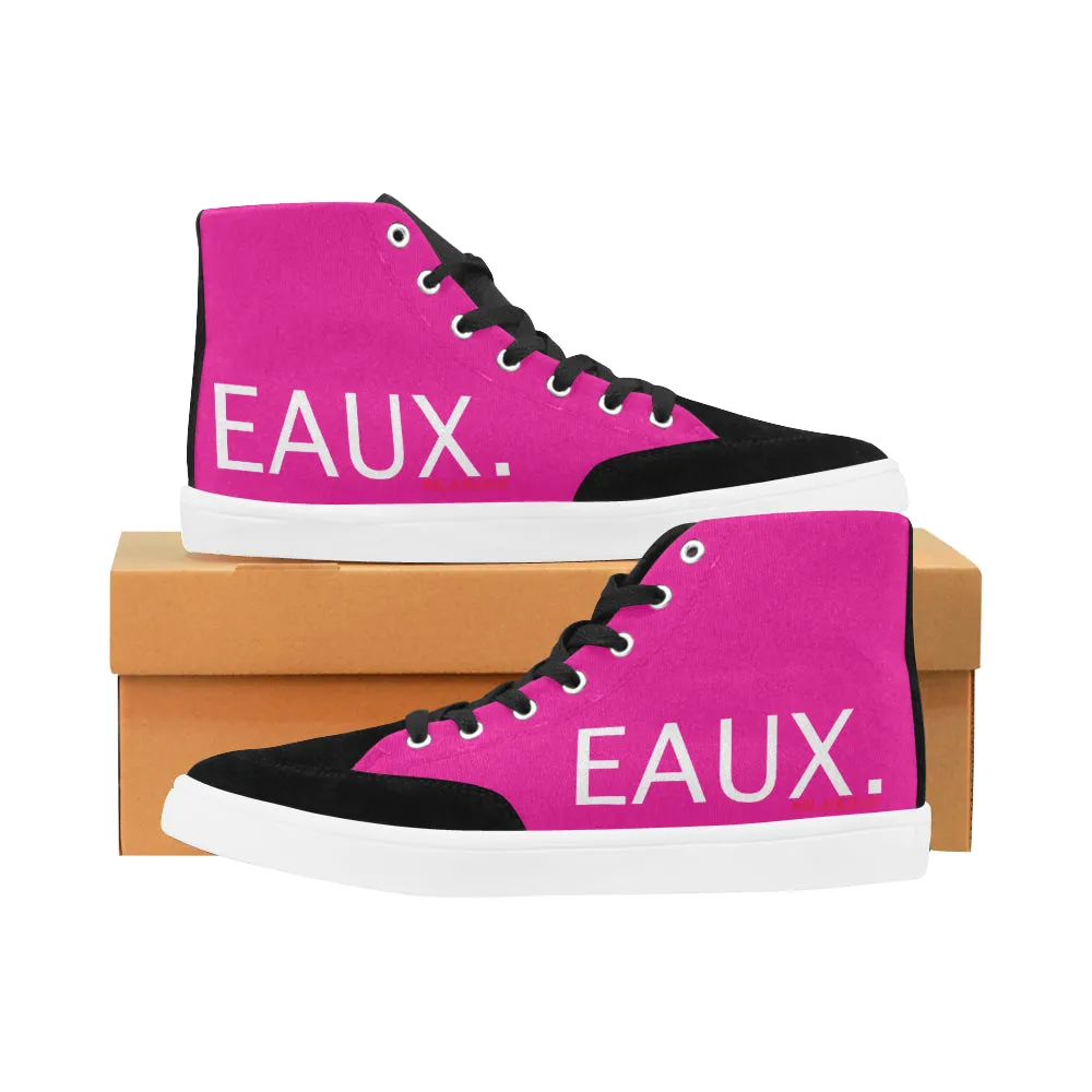 WHITE EAUX. MEN'S HI-TOP SHOES