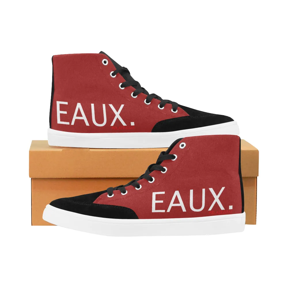 WHITE EAUX. MEN'S HI-TOP SHOES
